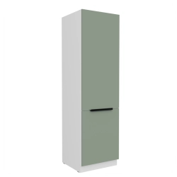 Kuchyňská skříňka ARIA 60 DK-210 2F korpus bílá, dvířka Aquamarine-SA