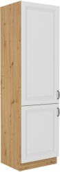 Kuchyňská skříňka Stilo 60 DK-210 2F, korpus dub artisan / dvířka bílá