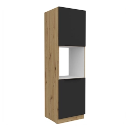 Kuchyňská skříň ARIA 60 DP-210 2F
korpus dub artisan, dvířka černá