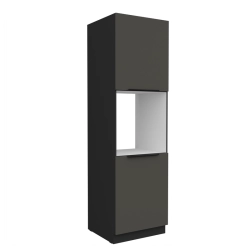 Kuchyňská skříň ARIA 60 DP-210 2F
korpus černá, dvířka šedá