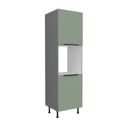 Kuchyňská skříň ARIA antracit 60 DP-215 2F / dvířka Aquamarine