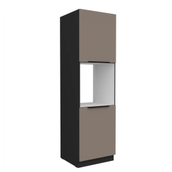 Kuchyňská skříň ARIA 60 DP-210 2F
korpus černá, dvířka Sandgrau-TA