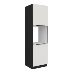 Kuchyňská skříň ARIA 60 DP-210 2F
korpus černá, dvířka bílá