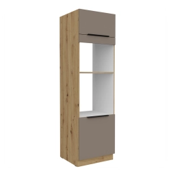 Kuchyňská skříňka ARIA 60 DPM-210 2F korpus dub artisan, dvířka Sandgrau-TA