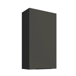 Kuchyňská skříňka ARIA  60 G-108 1F 
korpus černá, dvířka šedá