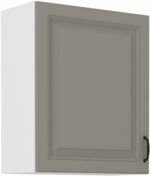 Kuchyňská skříňka Stilo 60 G-72 1F, korpus bílá / dvířka světle šedá CLAY