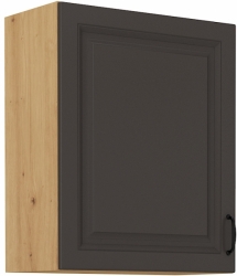 Kuchyňská skříňka Stilo 60 G-72 1F, korpus dub artisan / dvířka šedá