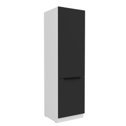 Kuchyňská skříňka ARIA 60 LO-210 2F korpus bílá, dvířka černá