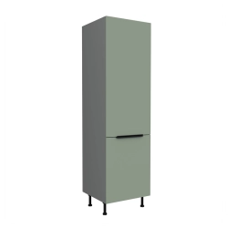 Kuchyňská skříň ARIA antracit 60 LO-215 2F / dvířka Aquamarine