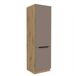 Kuchyňská skříňka ARIA 60 LO-210 2Fkorpus dub artisan, dvířka Sandgrau-TA