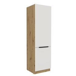 Kuchyňská skříňka ARIA 60 LO-210 2F korpus dub artisan, dvířka bílá