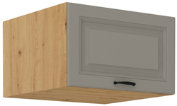 Kuchyňská skříňka Stilo 60 NAGU-36 1F, korpus dub artisan / dvířka světle šedá CLAY