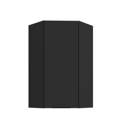 Kuchyňská skříňka ARIA 60x60 GN-108 1F (45°) 
korpus černá, dvířka černá