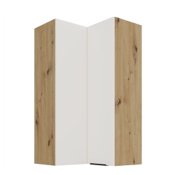 Kuchyňská skříňka ARIA 60x60 GN-108 2F (90°) 
korpus dub artisan, dvířka bílá