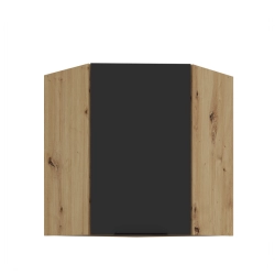 Kuchyňská skříňka ARIA 60x60 GN-72 1F (45°) 
korpus dub artisan, dvířka černá