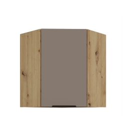 Kuchyňská skříňka ARIA 60x60 GN-72 1F (45°) 
korpus dub artisan, dvířka Sandgrau-TA 