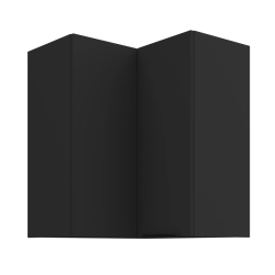 Kuchyňská skříňka ARIA 60x60 GN-72 2F (90°) 
korpus černá, dvířka černá