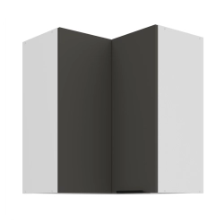 Kuchyňská skříňka ARIA 60x60 GN-72 2F (90°) 
korpus bílá, dvířka šedá