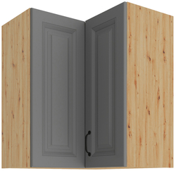 Kuchyňská skříňka Stilo 60x60 GN-72 2F (90°), korpus dub artisan / šedá DUST