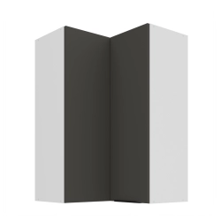 Kuchyňská skříňka ARIA 60x60 GN-90 2F (90°) 
korpus bílá, dvířka šedá