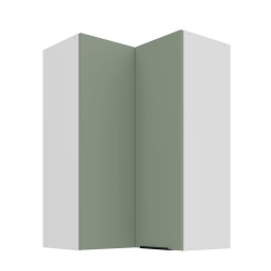 Kuchyňská skříňka ARIA 60x60 GN-90 2F (90°) 
korpus bílá, dvířka Aquamarine-SA 