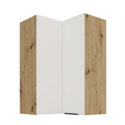 Kuchyňská skříňka ARIA 60x60 GN-90 2F (90°) 
korpus dub artisan, dvířka bílá 