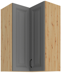 Kuchyňská skříňka Stilo 60x60 GN-90 2F (90°), korpus dub artisan / šedá DUST