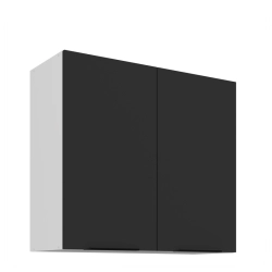 Kuchyňská skříňka ARIA 80 G-72 2F 
korpus bílá, dvířka černá