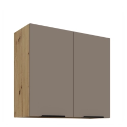 Kuchyňská skříňka ARIA 80 G-72 2F 
korpus dub artisan, dvířka Sandgrau-TA