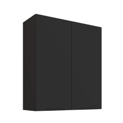 Kuchyňská skříňka ARIA  80 G-90 2F 
korpus černá, dvířka černá