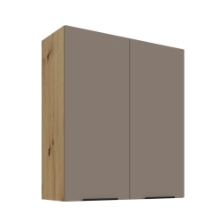 Kuchyňská skříňka ARIA  80 G-90 2F 
korpus dub artisan, dvířka Sandgrau-TA
