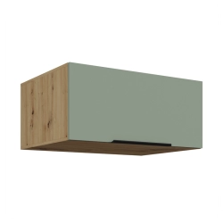 Kuchyňská skříňka ARIA 80 NAGU-36 1F 
korpus dub artisan, dvířka Aquamarine-SA