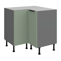 Kuchyňská skříňka ARIA antracit 90x90 ND 2F BB / dvířka Aguamarine