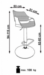 Barová židle H-98