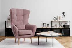 Křeslo ARTI - látka Mat velvet 63