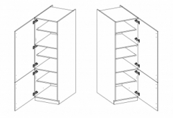 Kuchyňská skříňka Stilo 60 DK-210 2F
