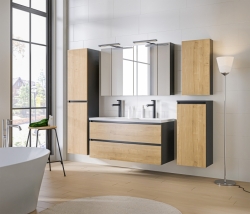 Koupelnová sestava MONAKO šedá