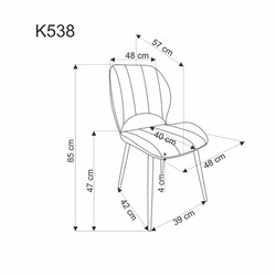 Jídelní židle K538