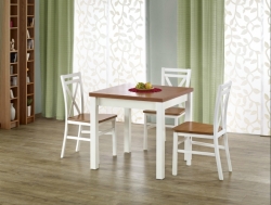 Jídelní stůl GRACJAN - olše + bílá