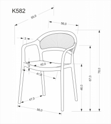 Židle K582