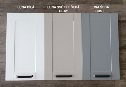 Barvy dvířek kuchyňských skříněk LUNA