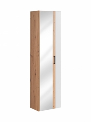 Koupelnová skříňka MADERA bílá 803, vysoká se zrcadlem