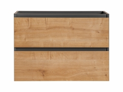 Koupelnová skříňka MONAKO šedá 821, pod umyvadlo 80