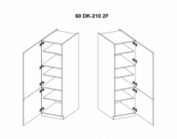 Kuchyňská skříňka Stilo 60 DK-210 2F