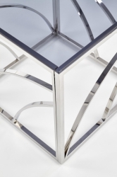 Konferenční stolek UNIVERSE KVADRAT stříbrný