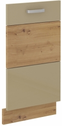 ZM 713X446 - ARTISAN cappuccino LESK (dvířka na myčku)