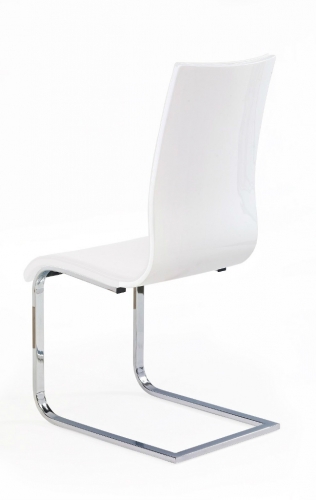 Židle K104 bílá eko-kůže/bílá