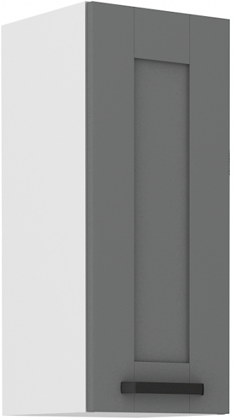 Kuchyňská skříňka LUNA bílá/šedá Dust 30 G-72 1F