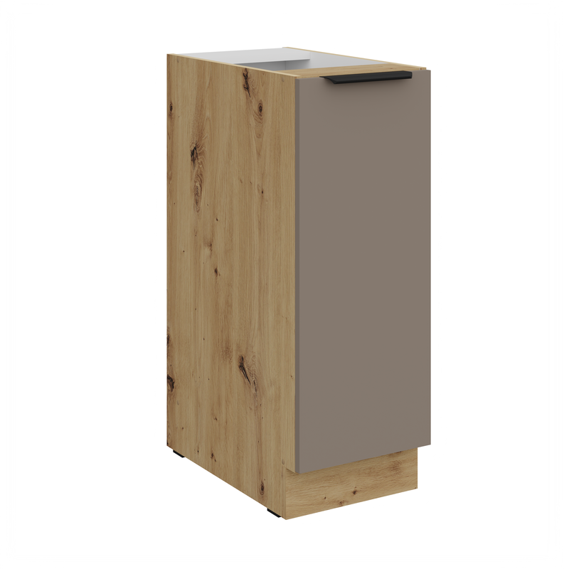 Kuchyňská skříňka ARIA 30 D CARGO BB korpus dub artisan, dvířka Sandgrau-TA