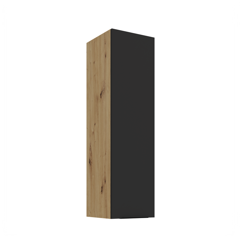 Kuchyňská skříňka ARIA 30 G-108 1F 
korpus dub artisan, dvířka černá